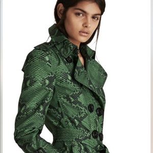 burberry python trench coat
